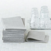 抗菌 カウンタークロス レギュラー グレー レーヨン100% 約30×60cm（1パック（100枚入）×5）