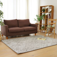 【軒先渡し】スミノエ コンシェルジュ オーダーラグ サザレ 1950×4450mm ブラウン AS-SZR813-BR195445 1枚（直送品）