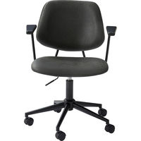 東谷 ROOM ESSENCE デスクチェア ブラック PC-80BK 1台（直送品）