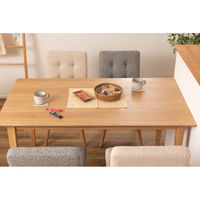 東谷 ROOM ESSENCE ダイニングテーブル 幅1500×奥行800×高さ720mm ナチュラル MTK-332NA 1台（直送品）