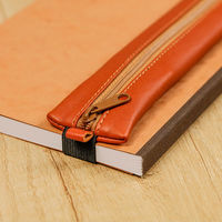 クレールフォンテーヌ アージュバッグ バンド付きペンケース A5用 ブラウン 1 cf77036 1個