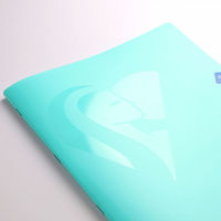 クレールフォンテーヌ ミメジスパステル　ホチキス留めノートＡ５　横罫 コーラル 1冊（直送品）