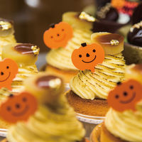 ヘッズ ハロウィンケーキピック/かぼちゃー1(100枚) HW-PC1 1袋(100枚入)