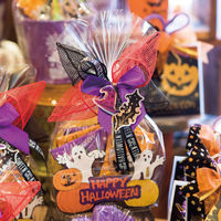 ヘッズ ブラックハロウィンゆらゆらワイヤータイ―1(10個) BHW-YT1 1袋(10個入)