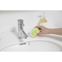 山崎産業 バスボンくん 洗面台スッキリポンポン抗菌ケース付 グリーン 1849000000Y5G 1個