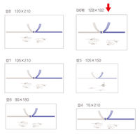 ササガワ のし紙 B6判 銀蓮 京 2-40 1冊(100枚)