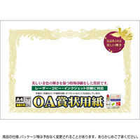 ササガワ OA賞状用紙 白 A4判 縦書用 10-1060 1冊(10枚)