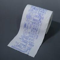 林製紙 (2910)東海道五十三次1ロール個包装トイレットペーパー 450384 1個