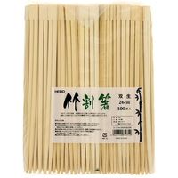 シモジマ ヘイコー竹割箸 双生 24cm 004636339 1袋(100膳)
