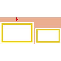 ササガワ ショーカード 中 金箔枠 17-5495 1冊(30枚)