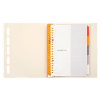 マルマン クラルテ バインダー A5 20穴 アイボリー F415-14 1冊