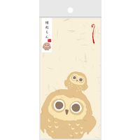 ササガワ のし袋 縁起もん 万型 梟 5-3888 1冊(3枚)