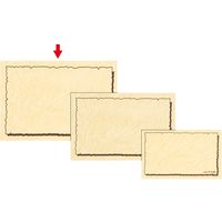 ササガワ ショーカード 大 レザック 17-5394 1冊(30枚)