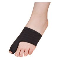 ミノウラ 足指小町 外反母趾サポーター 超薄型・ハードタイプ ブラック 1枚（直送品）