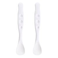 リッチェル 使っていいね! やわらかスプーン 小 ホワイト 2本入 1袋(2本入)（直送品）