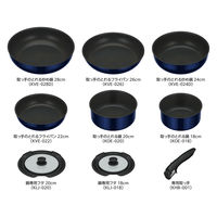 サーモス 取っ手のとれるフライパン9点セット ガス火専用 ディープブルー KSE-9A DPBL 1個