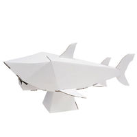 hacomo kids 水族館シリーズ サメ ダンボール工作キット 4562201013709 1個（直送品）