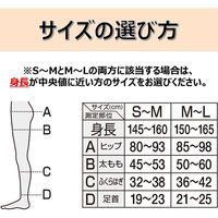 ピップ スリムウォーク ビューアクティ 美脚&美尻レギンス ブラック M-Lサイズ PH739 1足（直送品）