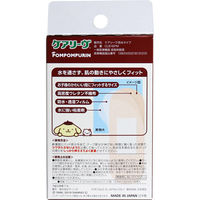 ニチバン ケアリーヴ ポムポムプリン 防水タイプ ジュニアサイズ 16枚入【絆創膏】 CLB16PM 1個(16枚入)（直送品）