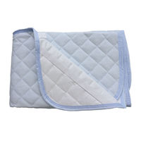 iiもの本舗 防水敷きパッド シングル 100×205cm ブルー 4589596693927 1枚（直送品）