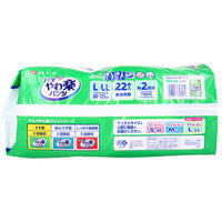 白十字 サルバ やわ楽パンツ L-LLサイズ 22枚入 4987603358430 1個(22枚入)（直送品）