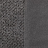 無印良品 再生ポリエステル 鹿の子編み あたたかファイバー まくらカバー 43×63cm用 ダークグレー 良品計画