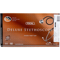 カネイシ FOCAL(フォーカル) ダブルヘッド聴診器 FC-202 ブラック GS1-128 1個（直送品）