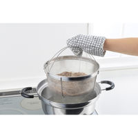 ヨシカワ ステンレス茹であげザル 25cm 1686192 1個