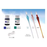 日本出版販売 ラメインクとガラスペン アンバー 2023312 1セット（直送品）
