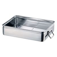 赤川器物製作所 18-8 番重バット(取手付) 大 14cm 22010-1 1個（直送品）