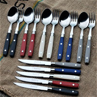 ライヨール ビストロカトラリー コレクション ステーキナイフ ルージュ 白箱 4310083 1本（直送品）