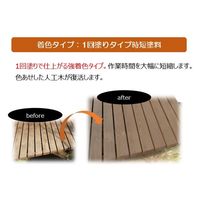 アサヒペン 水性人工木ウッドステイン 1.8L ライトオーク 9019374 1個（直送品）