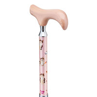 ケイ・ホスピア 愛杖 プリティキャッツ ピンク AN-14 1本（直送品）