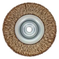 三共コーポレーション ベベルブラシ 鋼線メッキ 85mm KBB-85K 1個（直送品）