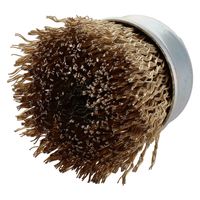 三共コーポレーション カップブラシ 鋼線メッキ 50mm KCB-50K 1個（直送品）