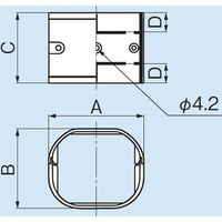 因幡電機産業 LDJ-70-K ジョイント 1個（直送品）