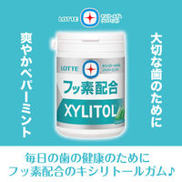 キシリトールガム+フッ素＜ペパーミント＞スリムボトル 1セット（1個×6） ロッテ