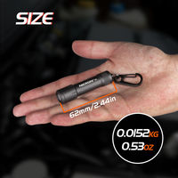 キーチェーン付きミニフラッシュライト N1 1本