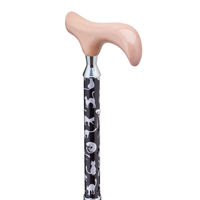 ケイ・ホスピア 愛杖 プリティキャッツ ブラック AN-11 1本（直送品）