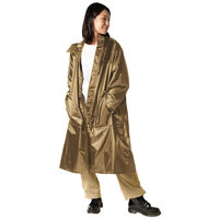 Makku(マック) バッグインサイクルレインコート AS-5150 ベージュF 1着（直送品）