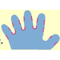 リーブル FG超ピタ手袋 ブルー 内エンボス L #2752 1箱