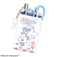 セントレディス ムーミン胸ポケット用ペンケース SURPRISEブルー ST-CNM0007 1セット(5個入)（直送品）