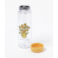 （世界の名作）クリアボトル500ml ひまわり LAKOLE/ラコレ