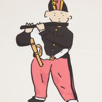 （世界の名作）バンダナ 笛を吹く少年 LAKOLE/ラコレ