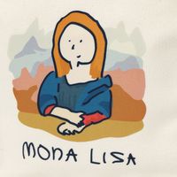 （世界の名作）スクエアポーチ モナリザ LAKOLE/ラコレ