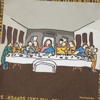 （世界の名作）フラットポーチ ラストサパー LAKOLE/ラコレ