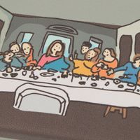 （世界の名作）ハード小物ケース ラストサパー LAKOLE/ラコレ