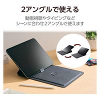 11インチ iPad Pro (M4) ケース レザー スリップインタイプ 黒 TB-A24PMPPLS2BK エレコム 1個（直送品）