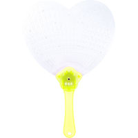 三洋堂 光るピカピカハートうちわ 1袋（12個）