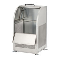 SANKA 大型ダストBOX ダストコ W600 230L 組立完成品 DUDX-600 1台（直送品）